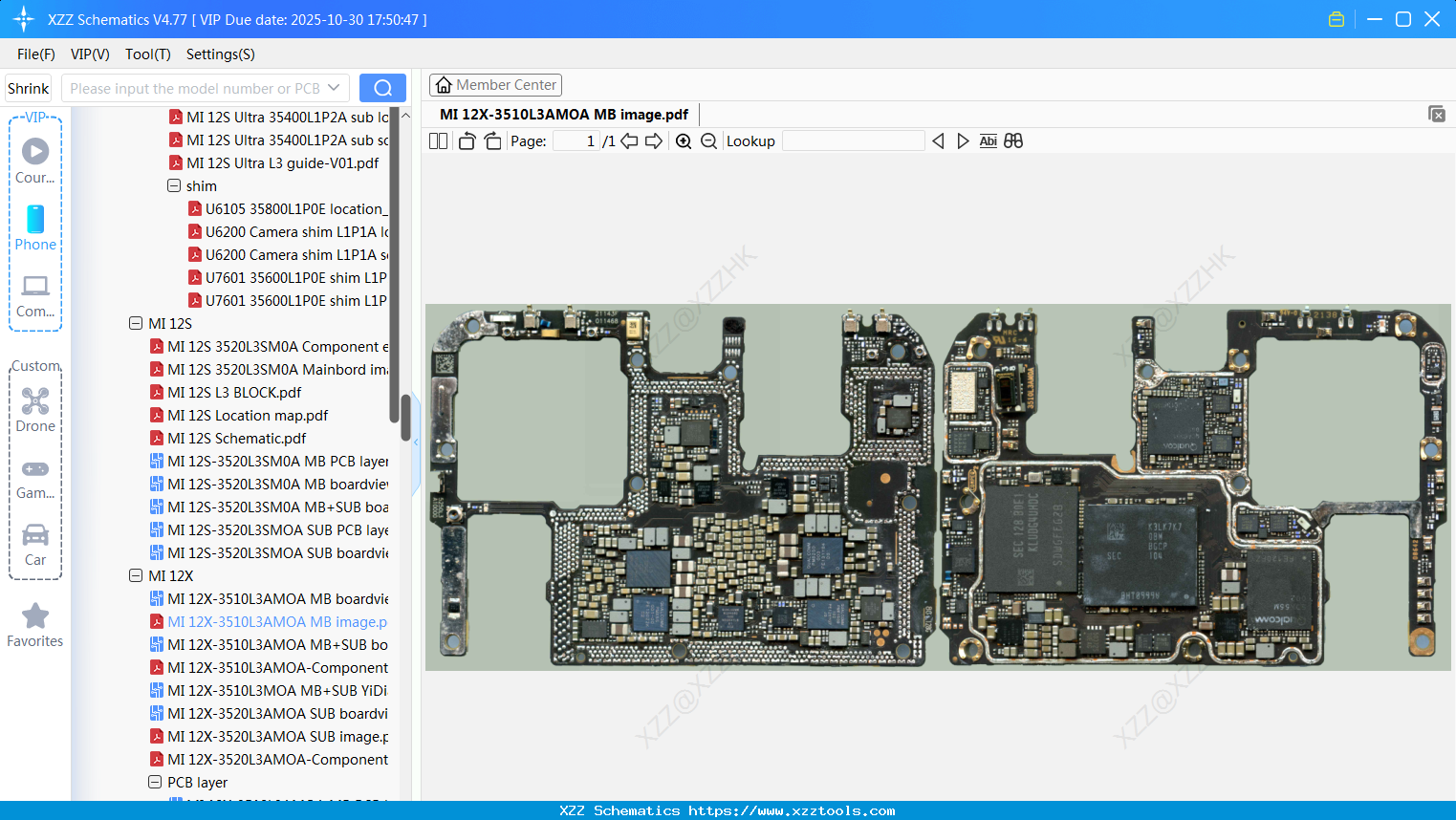 Xiaomi MI 12X-3510L3AMOA MB Image